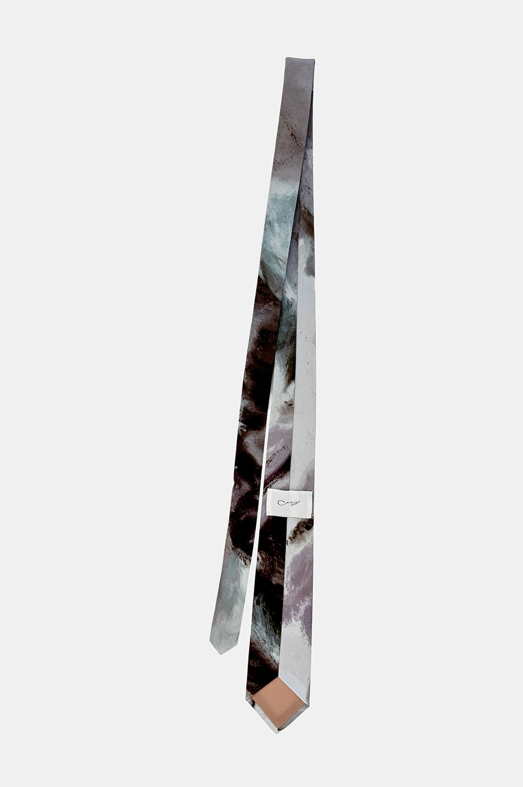 Printed Silk Tie - Desert Rose