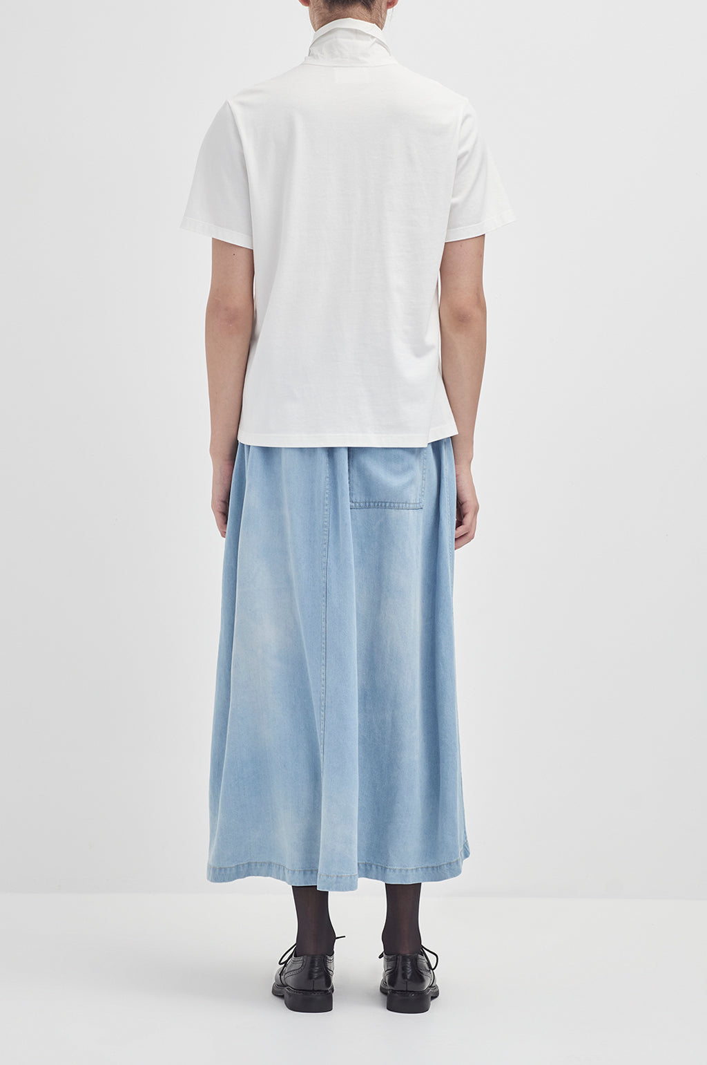 Chambray Pocket Skirt