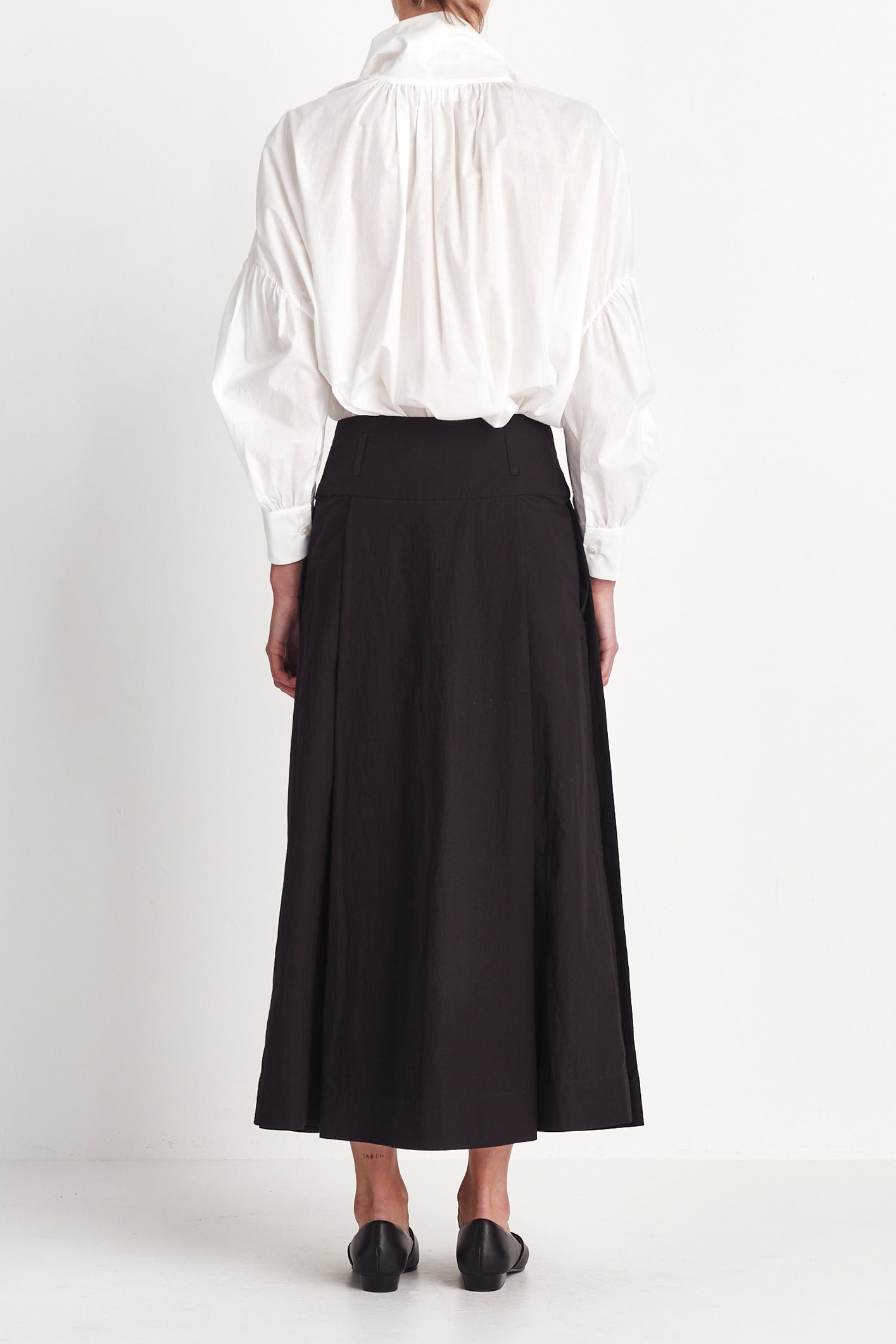 The Pleat Wrap Skirt