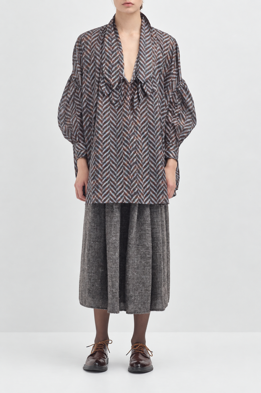Multi Tie Painters Shirt - Peat Mid