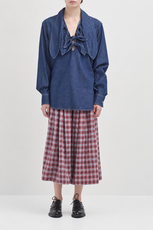 Painters Chambray Work shirt (Dark Indigo)