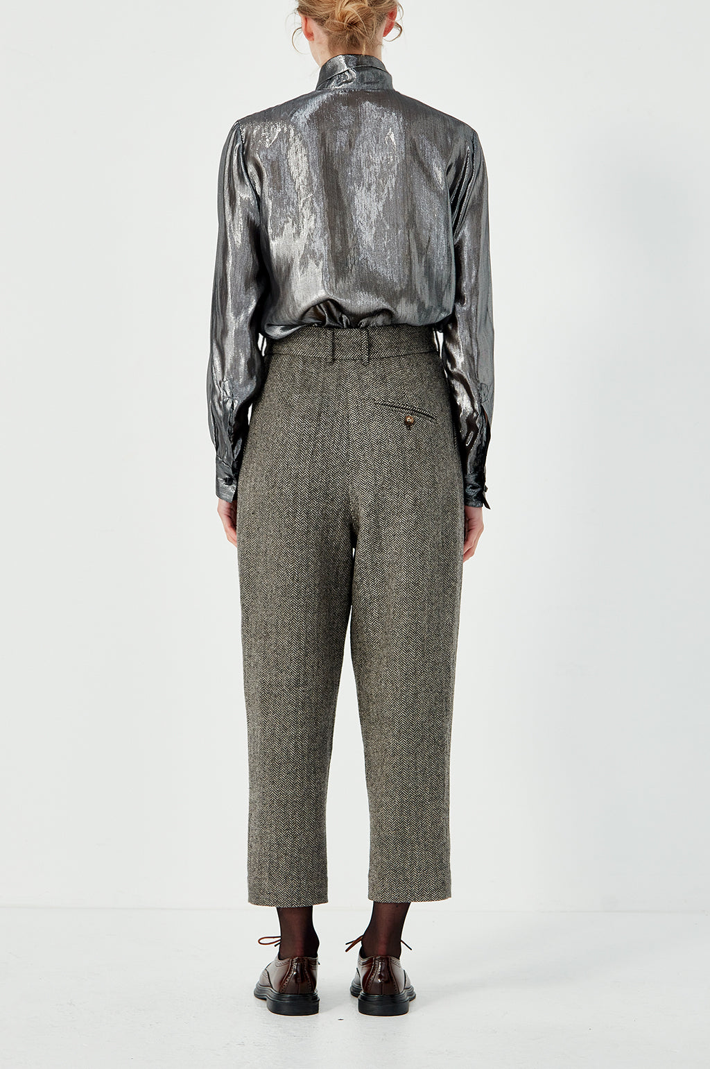 Petite Painters Shirt - Silver