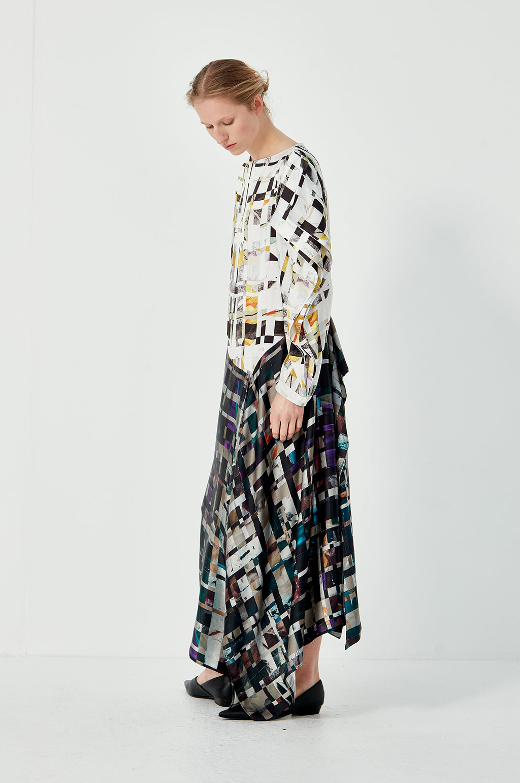 Book Sleeve Drape Dress