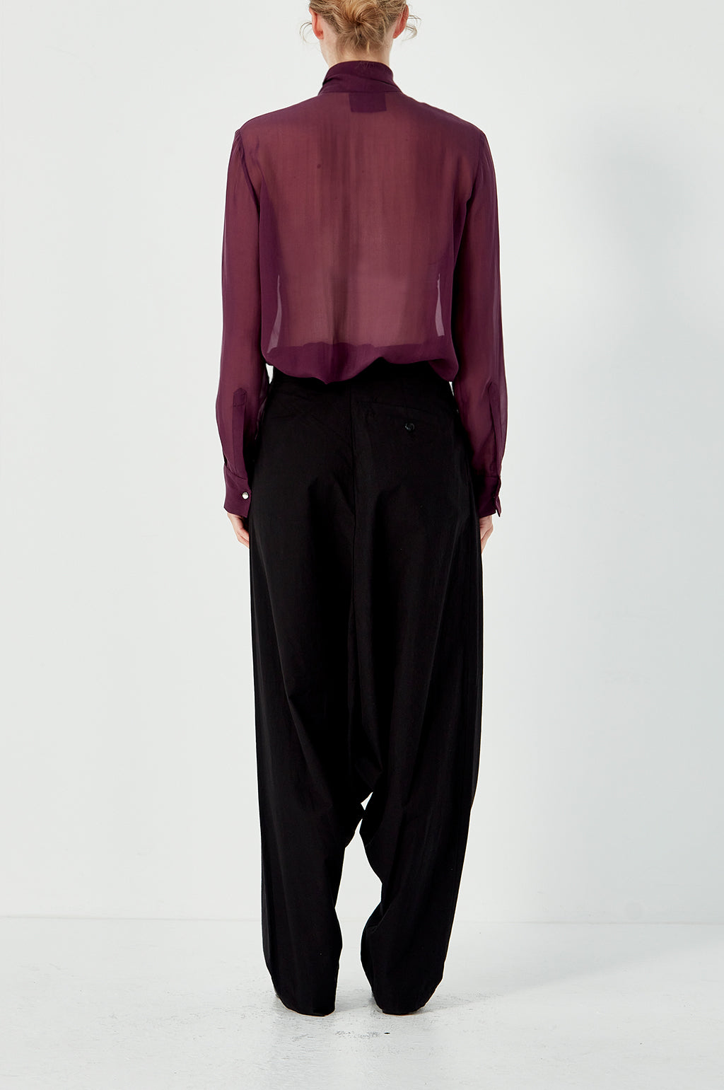 Petite Painters Shirt - Aubergine
