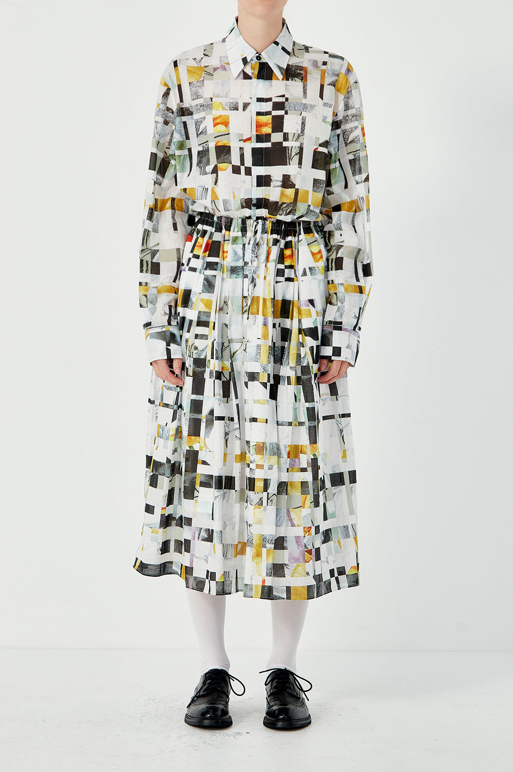 Everyday Holiday Skirt (White Multi)