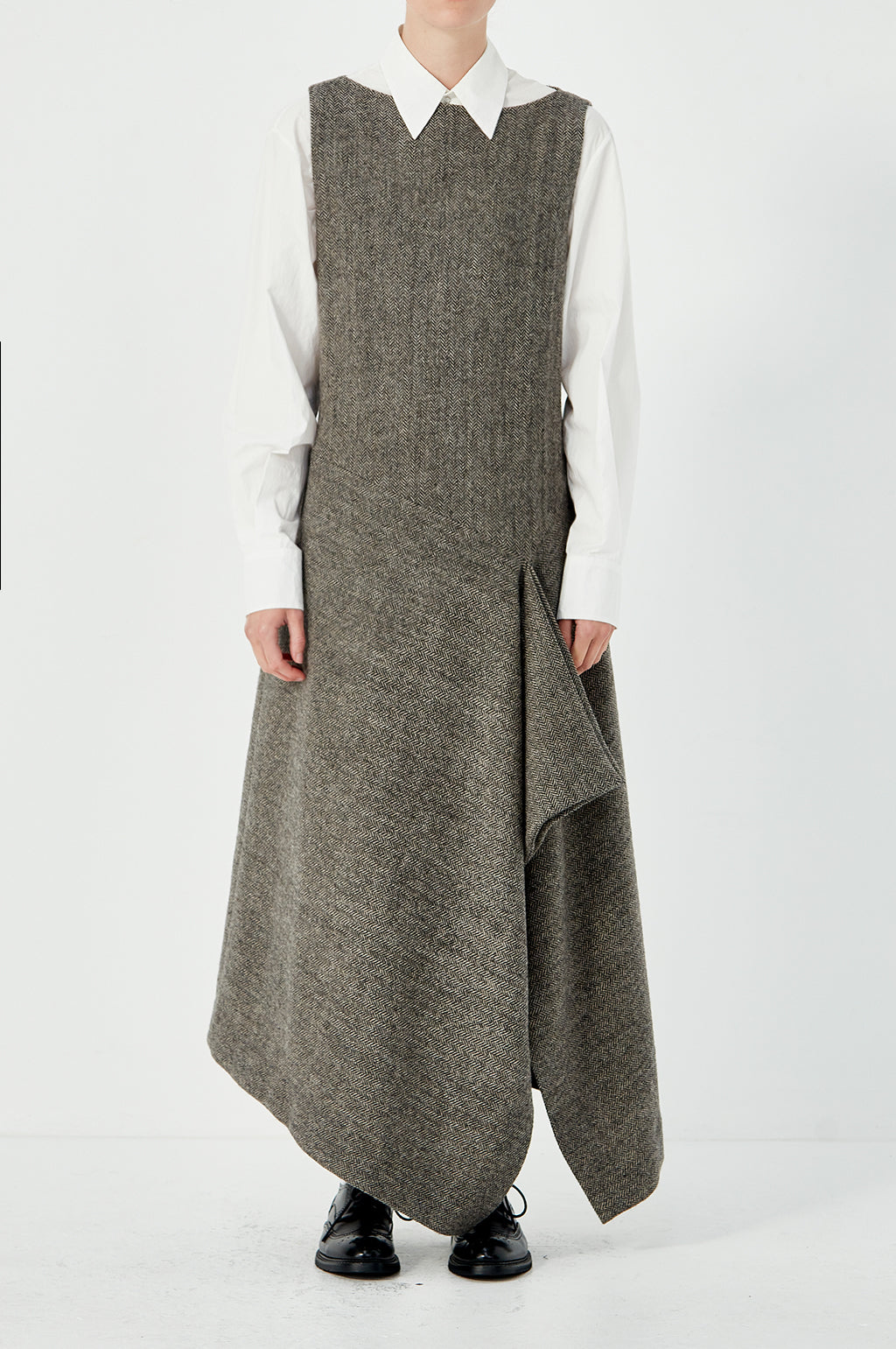 Tailored Drape Dress