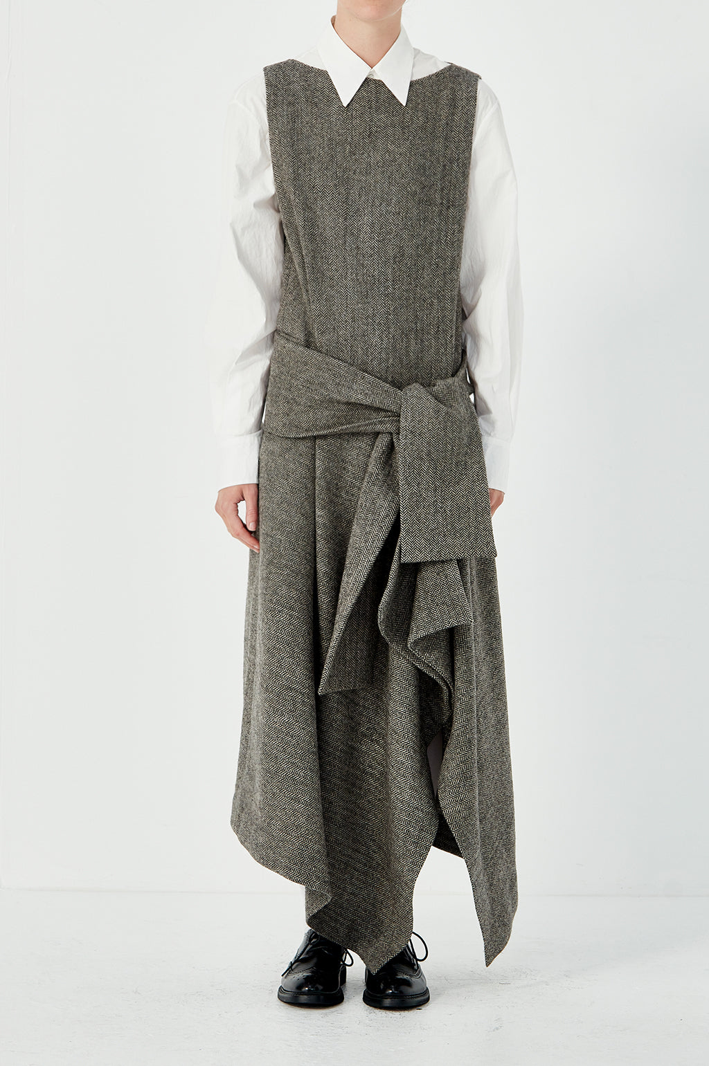 Tailored Drape Dress