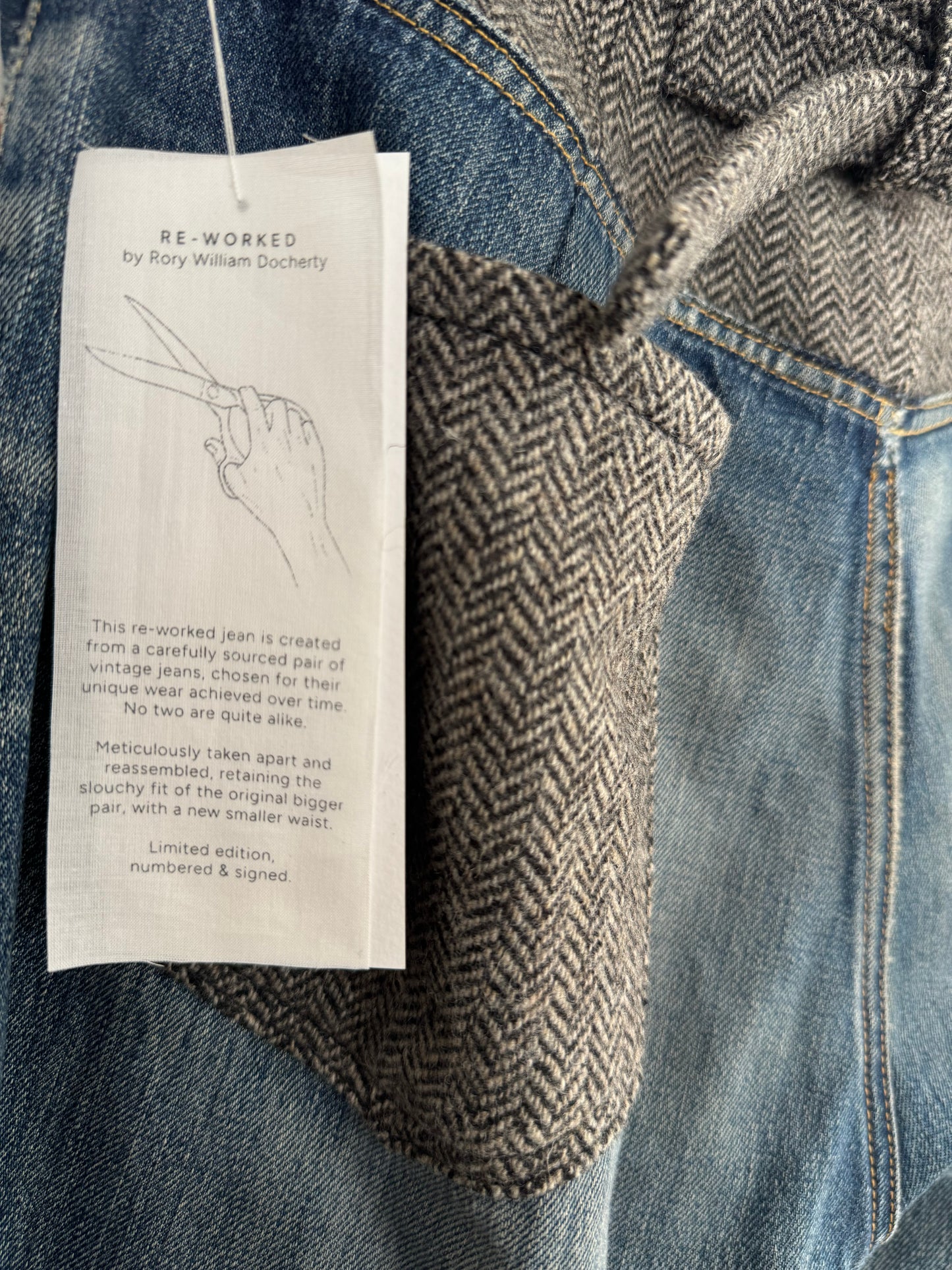The Re-Work Jean (Wool Herringbone)