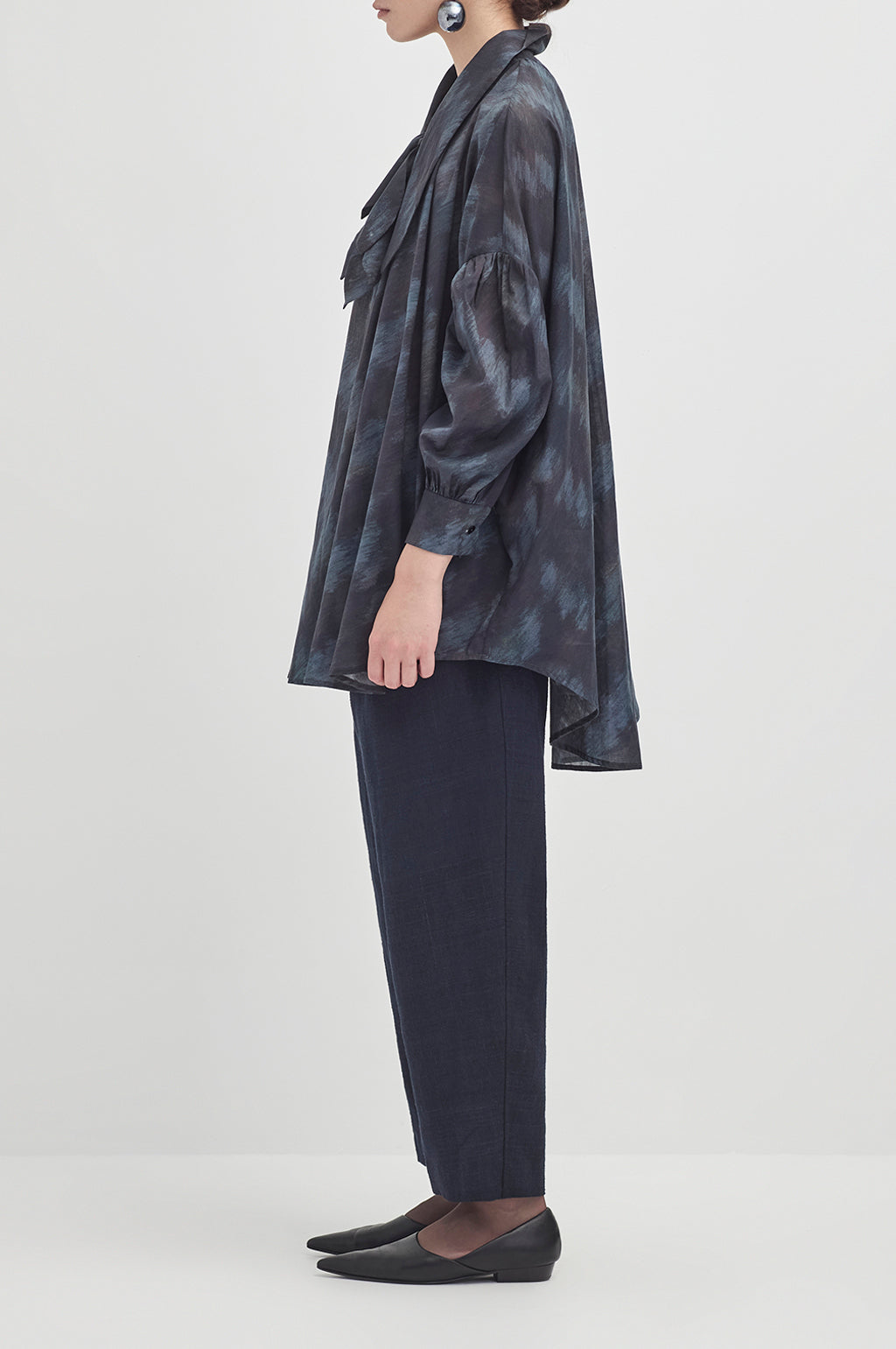Multi Tie Painters Shirt - Midnight Large