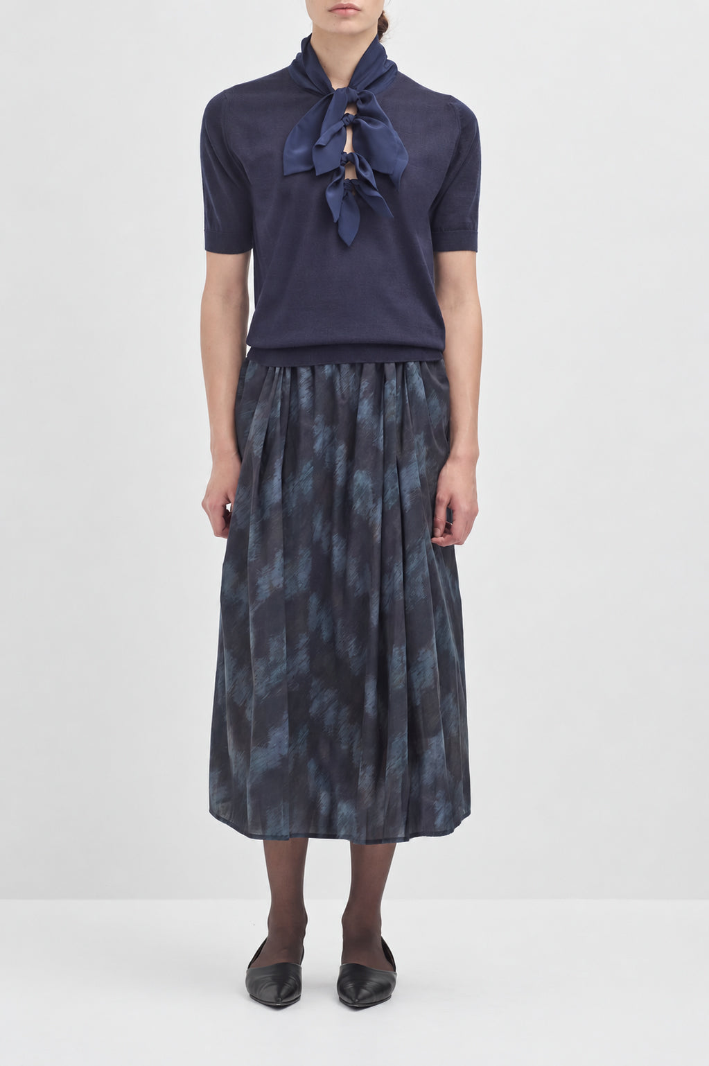 Everyday Holiday Skirt - Midnight Large