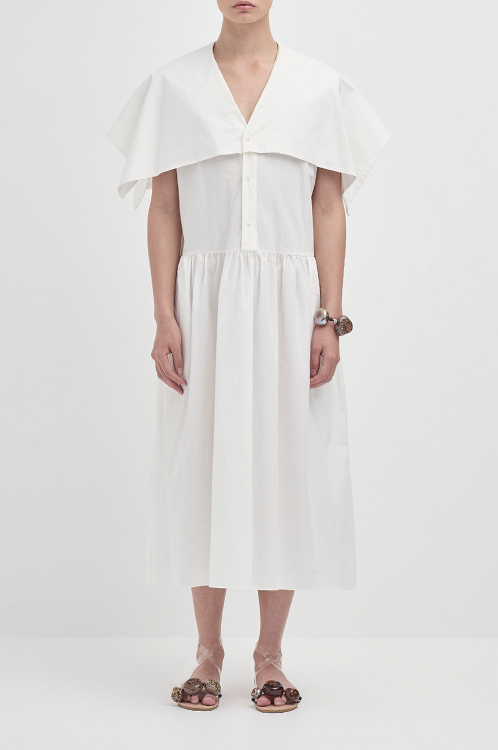 Set Sail Dress  -Ivory