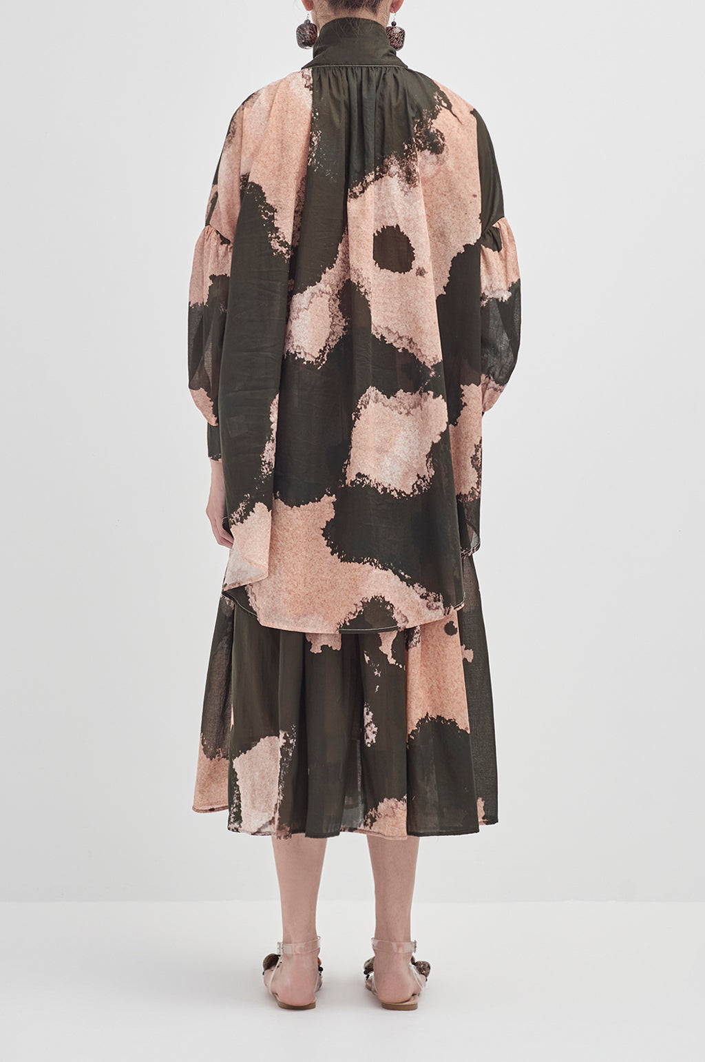 Multi tie painters shirt - Light Coral