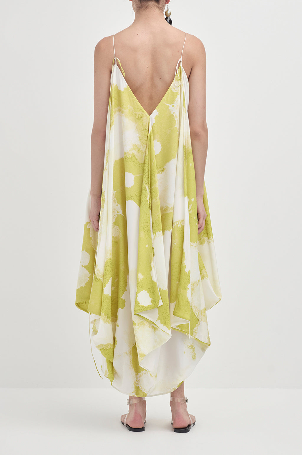 Carousel Maxi Dress - Chartreuse sea foam
