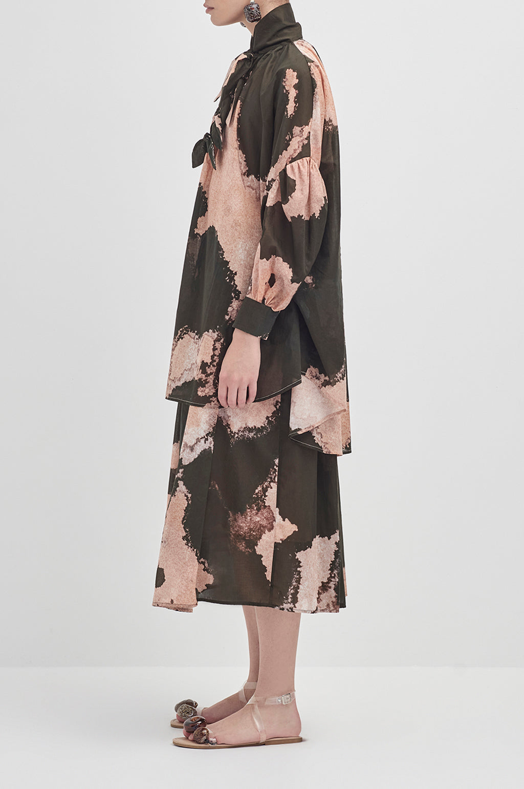 Multi tie painters shirt - Light Coral