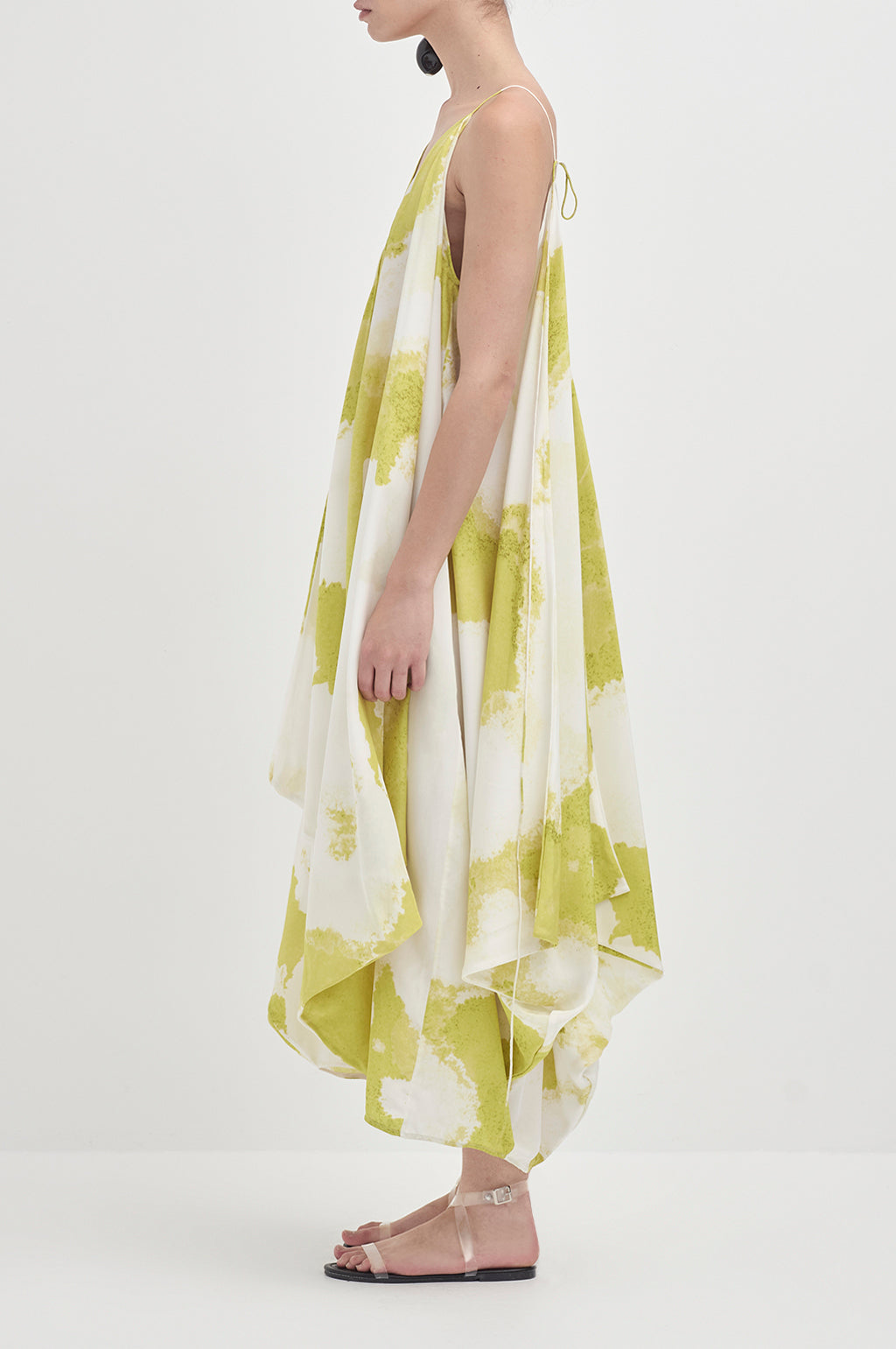 Carousel Maxi Dress - Chartreuse sea foam
