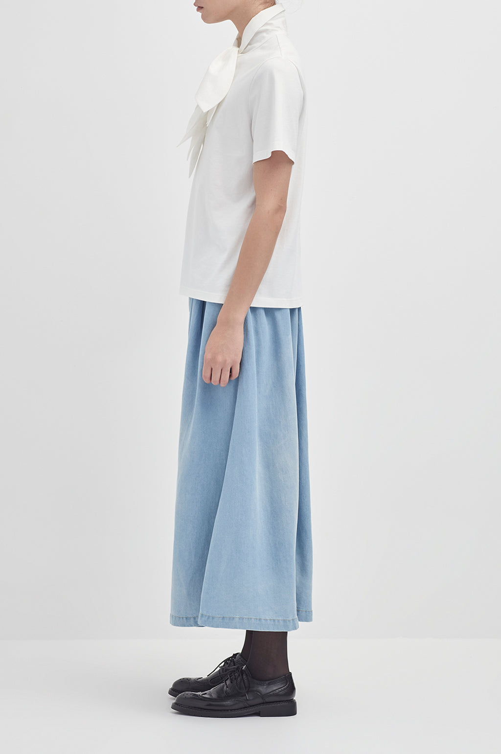 Chambray Pocket Skirt