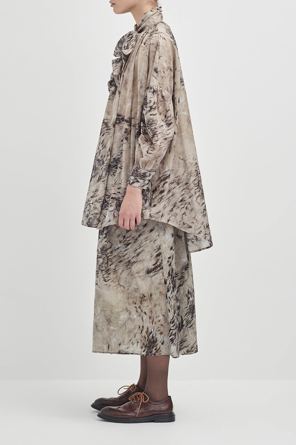 Multi tie painters shirt - Sea Grass