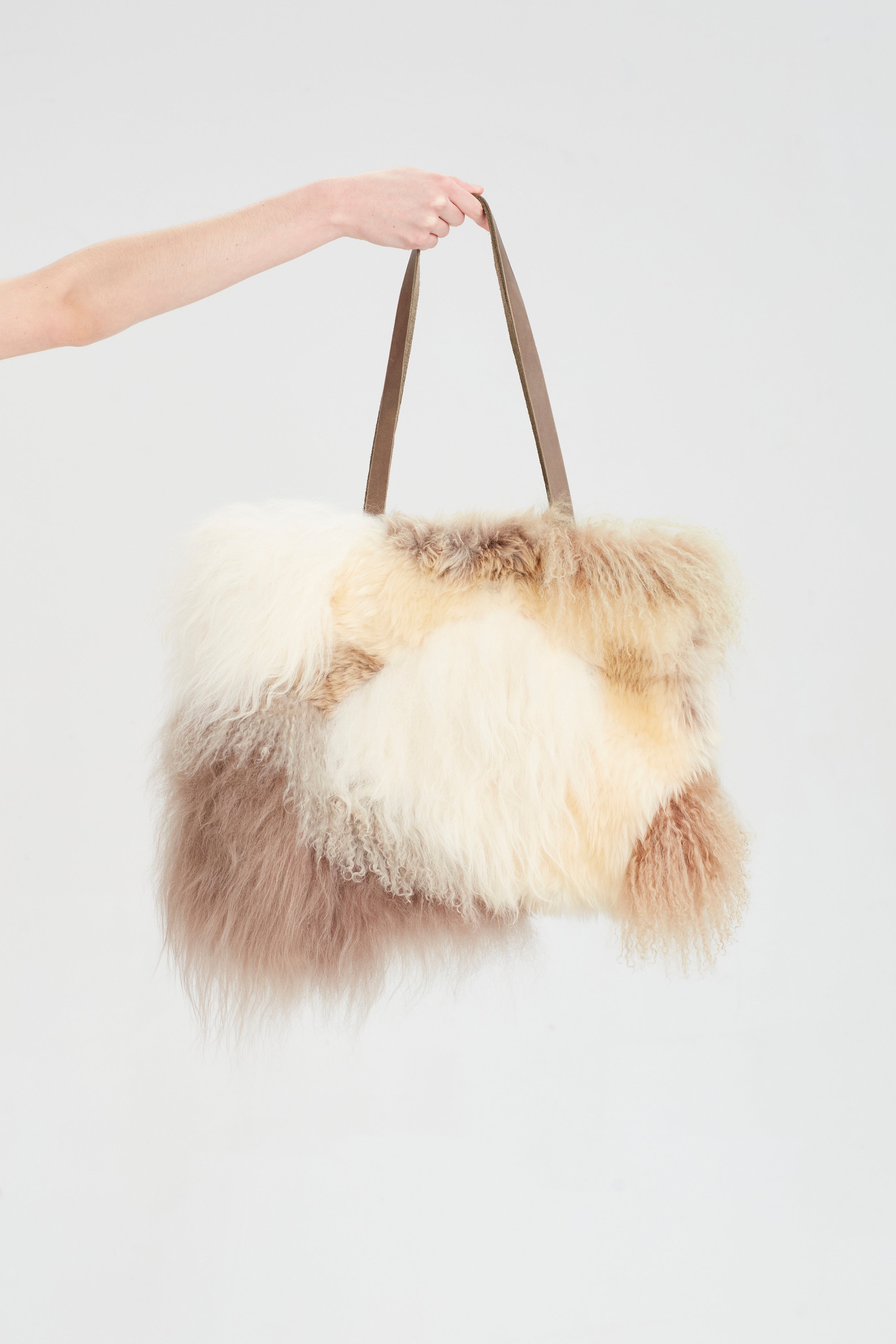 Faux fur shoulder bag best sale