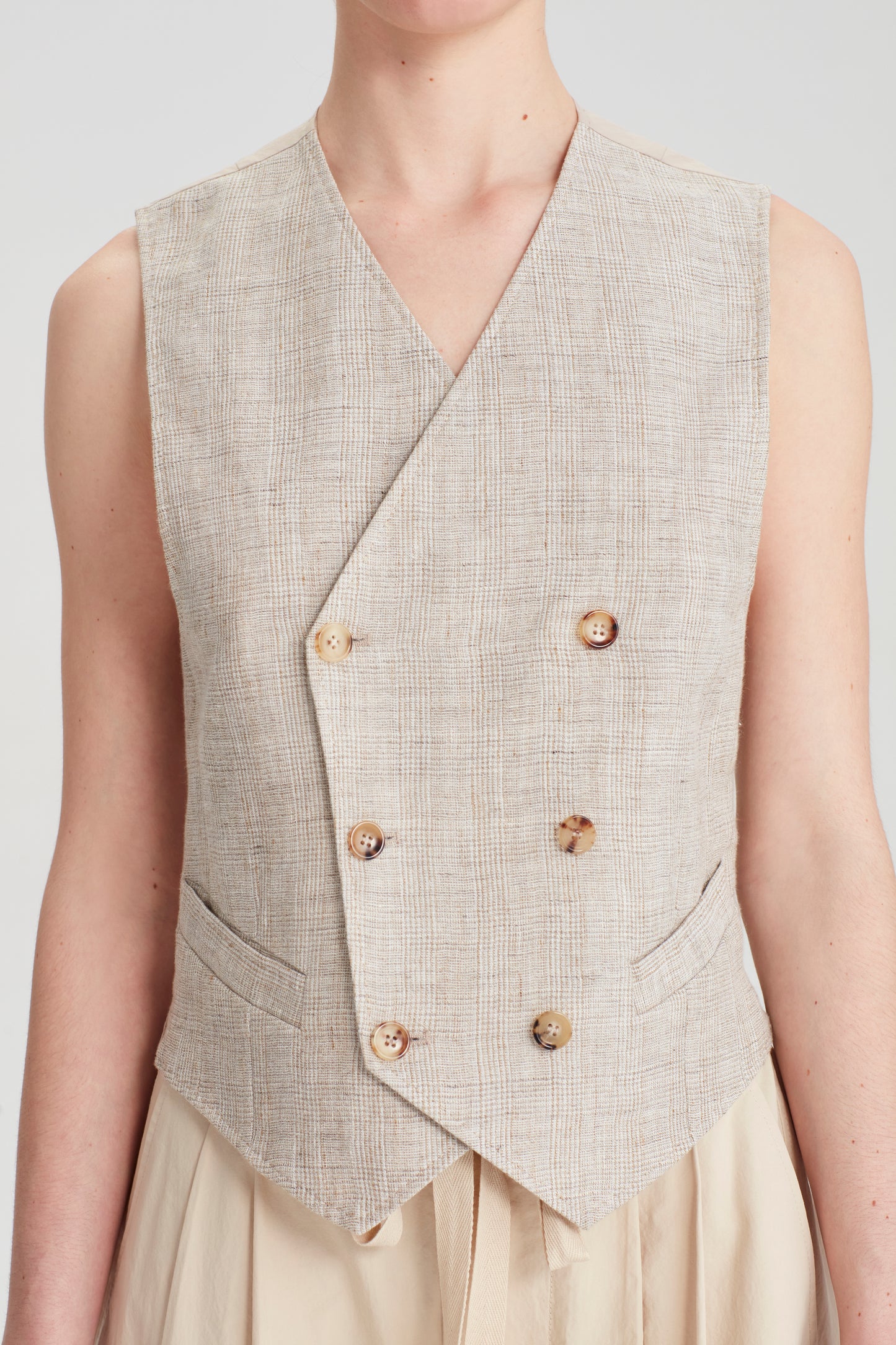 Double breasted waistcoat