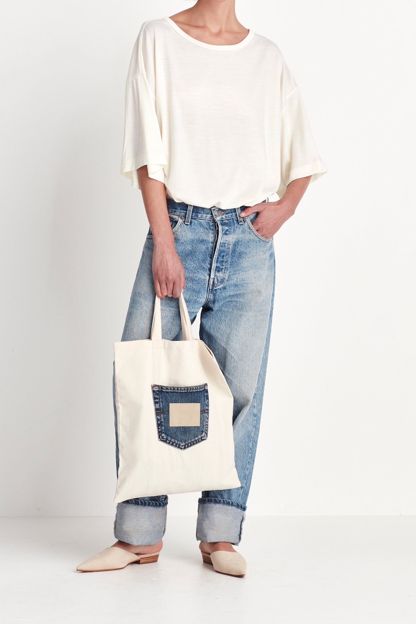 The Re-Work Jean (Wool Herringbone)