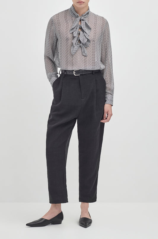 Petit Painters Shirt - Black White Mini